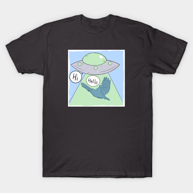 Hi, Hello Album Art! T-Shirt by Corn Puff Records